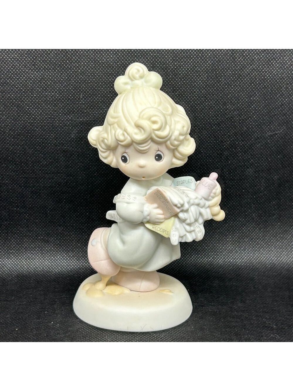 Precious Moments "Lord Help Me Stick To My Job" figurine